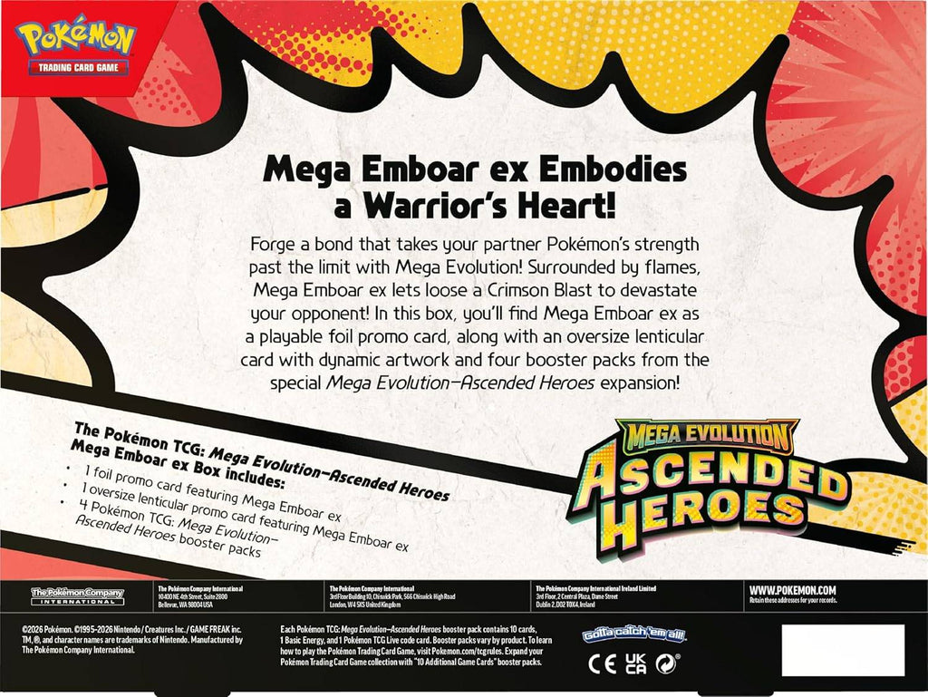 Mega Emboar ex Box Ascended Heroes