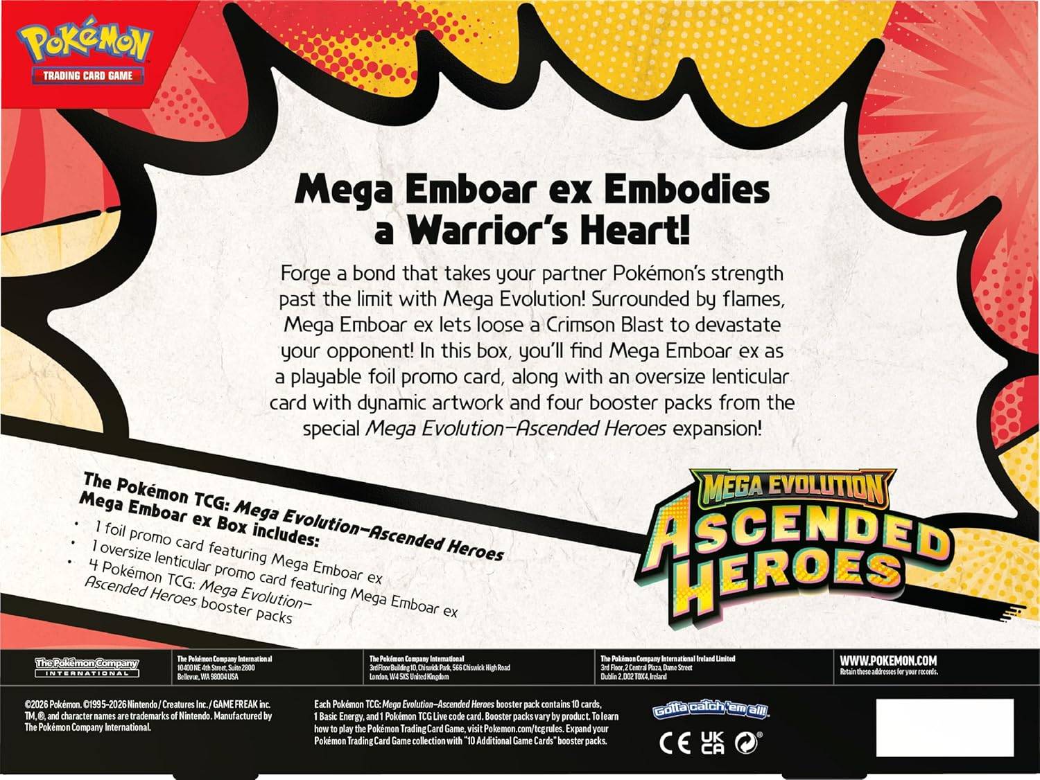 Mega Emboar ex Box Ascended Heroes
