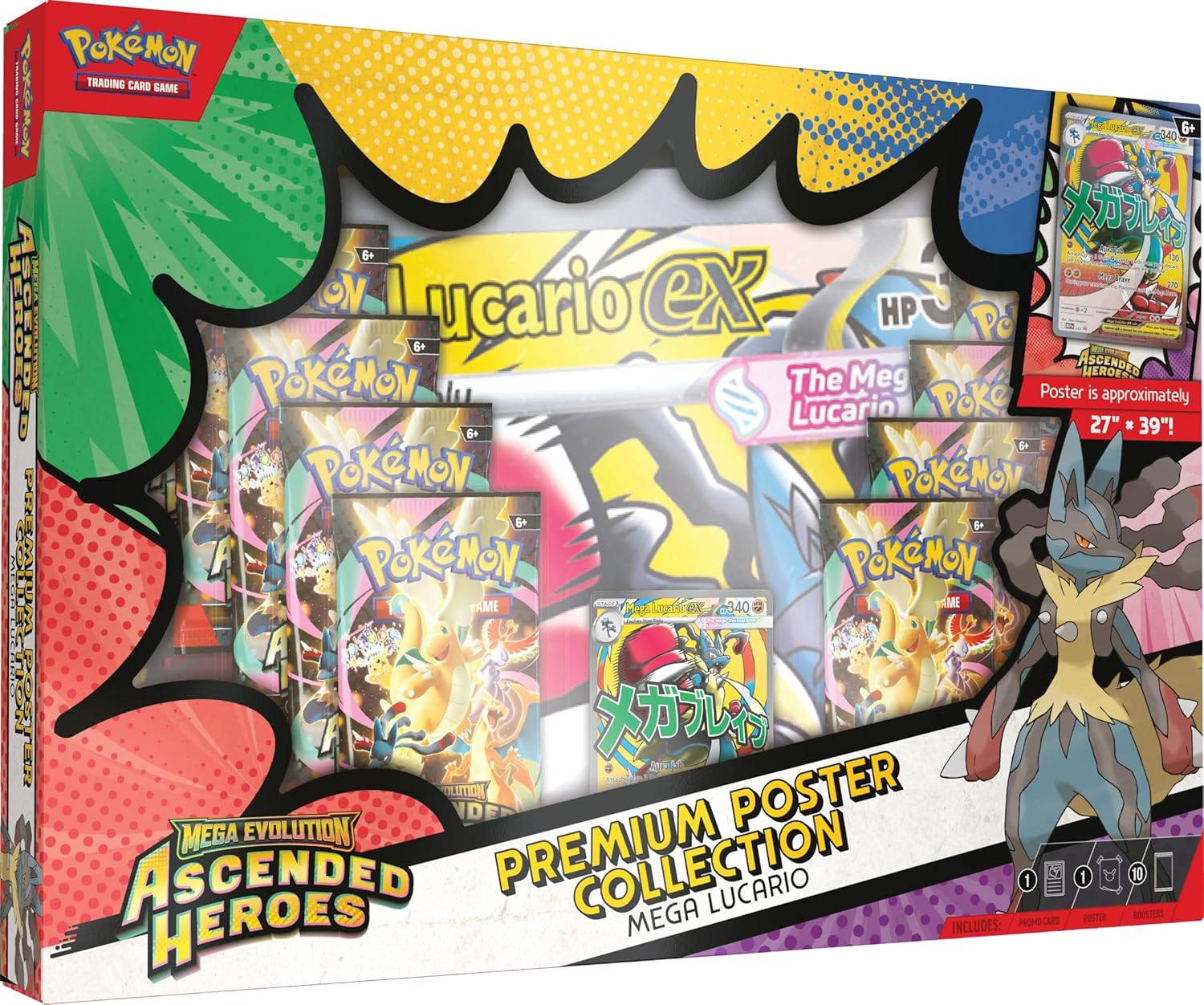 Premiun Poster Collection Mega Lucario Ascended Heroes