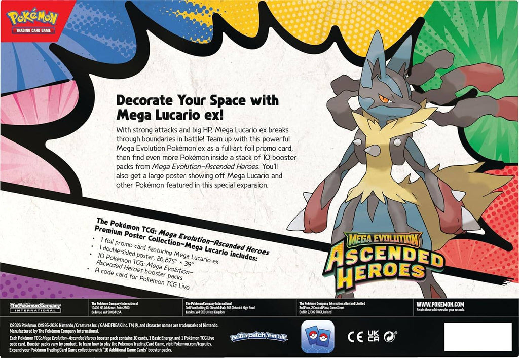Premiun Poster Collection Mega Lucario Ascended Heroes