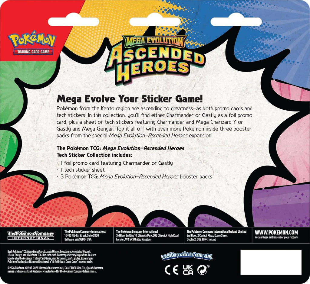 Tech Sticker Collection Gastly Ascended Heroes