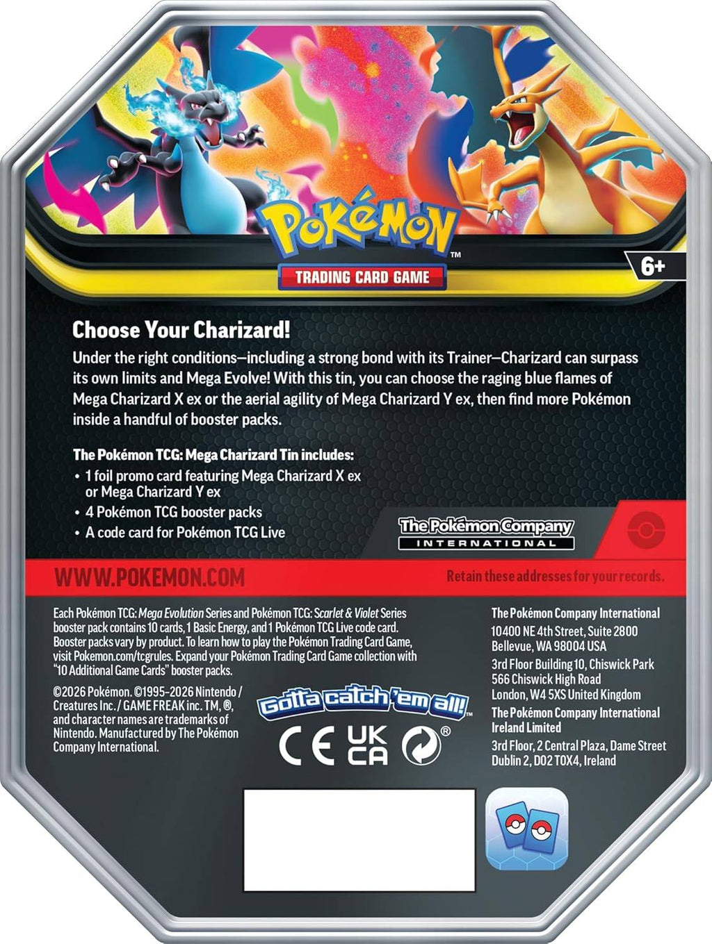 Mega Charizard Tin